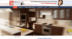 Desktop Screenshot of firstchoiceappliancerepair.com